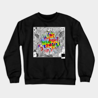 DO YOU ONLY SEE SKIN COLORS? - white full by COLORBLINDwv Crewneck Sweatshirt